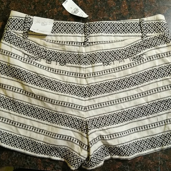 LOFT Pants - Loft The Riviera shorts black & white 8